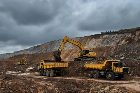 Highway earthworks excavator case