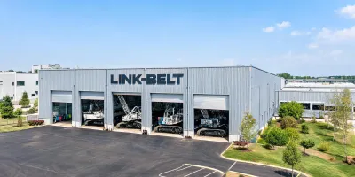 Link-Belt manufacturing plant exterior in Lexington